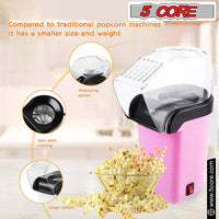 5 Core Popcorn Machine 16 Cup Capacity Hot Air Popper Mini Portable Tabletop Electric Pop Corn Maker Maquina Para Hacer Palomitas De Maiz For Home Movie Party - 7DAY'S