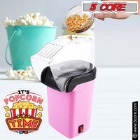 5 Core Popcorn Machine 16 Cup Capacity Hot Air Popper Mini Portable Tabletop Electric Pop Corn Maker Maquina Para Hacer Palomitas De Maiz For Home Movie Party - 7DAY'S