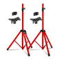 5 Core Speaker Stand 2Pcs Tripod Floor Tall Adjustable Up to 72 Inch DJ Studio Monitor Stands Pole Mount - 7DAY'S