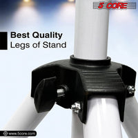 5 Core Speaker Stand Tripod Floor Tall Adjustable Up to 72 Inch DJ Studio Monitor Stands Pole Mount - SS ECO 1PK WOB - 7DAY'S