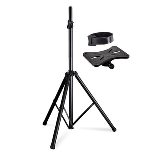 5 Core Speaker Stand Tripod Floor Tall Adjustable Up to 72 Inch DJ Studio Monitor Stands Pole Mount - SS ECO 1PK WOB