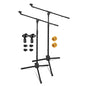 5 Core Tripod Mic Stand Floor 2Pcs Adjustable 18 to 72 Inches Sturdy Boom Arm Holder Microphone Stands Pedestal Para Microfono for Singing - 7DAY'S