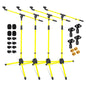 5 Core Tripod Mic Stand Floor 4Pcs Adjustable 18 to 72 Inches Sturdy Boom Arm Holder Microphone Stands Pedestal Para Microfono for Singing - 7DAY'S