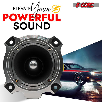 5 Core Tweeters Speakers Car Audio Pair 600W Combined Peak 4 Ohm 3.5 Inch Aluminum Super Bullet Tuiters Para Sonido Para Carro - TW BLT 180 CH PAIR - 7DAY'S