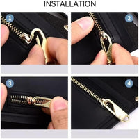 5 - Pack Removable Zipper Replacements, Quick Repair Kit for Luggage, Coats, Clothing & Shoes, Easy - to - Use Slider Head Accessory（Super Good qualiey） - 7DAY'S