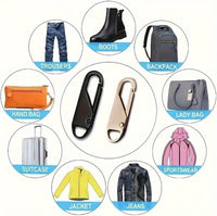 5 - Pack Removable Zipper Replacements, Quick Repair Kit for Luggage, Coats, Clothing & Shoes, Easy - to - Use Slider Head Accessory（Super Good qualiey） - 7DAY'S