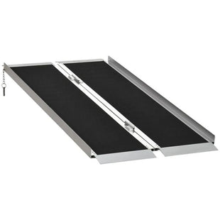 5' Steps Ramp,Portable Wheelchair Ramp,Carpeted Foldable Handicap Ramp