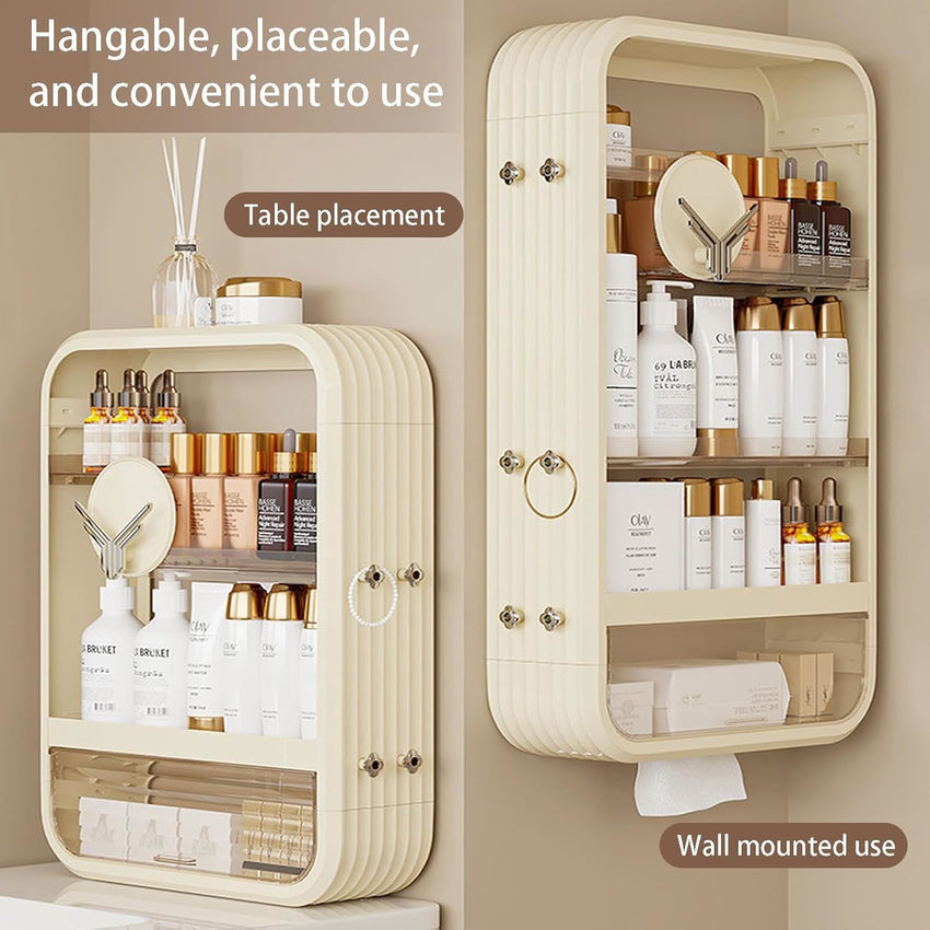5 Tier Makeup Organizer for Vanity, High Capacity Bathroom Countertop Organizer, Perfume Organizer - 7DAY'S