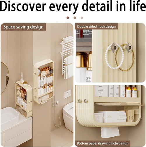 5 Tier Makeup Organizer for Vanity, High Capacity Bathroom Countertop Organizer, Perfume Organizer - 7DAY'S