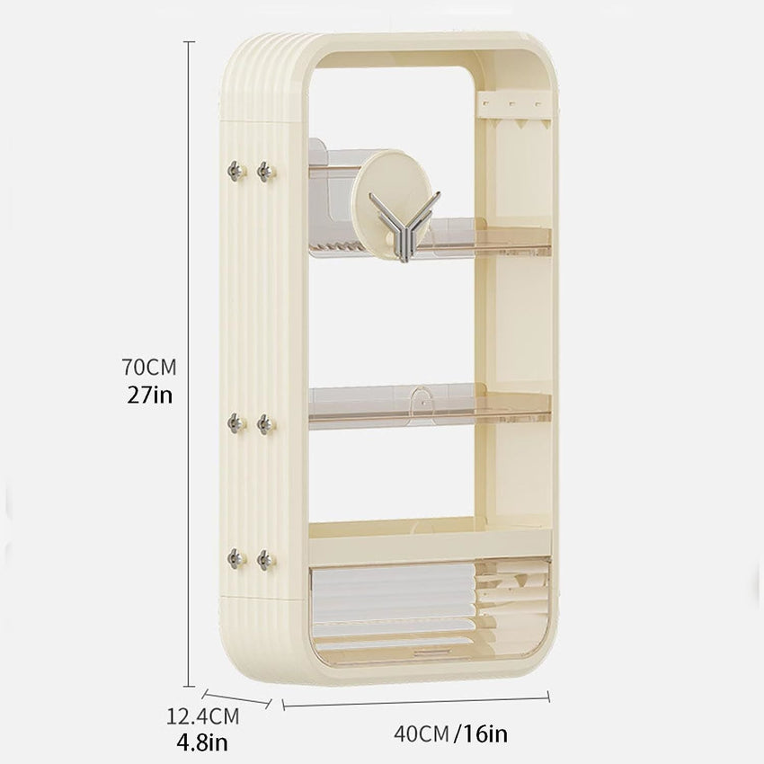 5 Tier Makeup Organizer for Vanity, High Capacity Bathroom Countertop Organizer, Perfume Organizer - 7DAY'S
