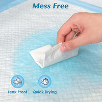 50 Count 30” x 36” Super Absorbency Disposable Underpads, Leakproof Quick Drying, Baby Puppy & Adults Bed Pads Disposable Adults, Dog Pee Pads Extra Large, XXL Incontinence Pads - 7DAY'S