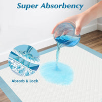 50 Count 30” x 36” Super Absorbency Disposable Underpads, Leakproof Quick Drying, Baby Puppy & Adults Bed Pads Disposable Adults, Dog Pee Pads Extra Large, XXL Incontinence Pads - 7DAY'S