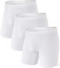 DAVID ARCHY Men's Underwear Ultra Soft Modal Dual Pouch Trunks Ball Pouch Bulge Enhancing Boxer Briefs for Men 3 or 4 Pack