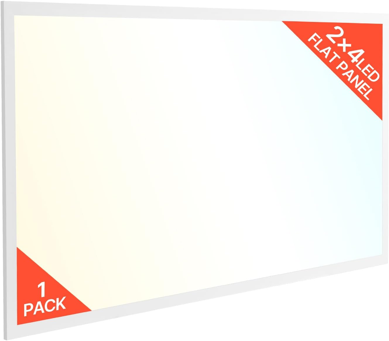 VEVOR 2x4 FT LED Flat Panel Light, 7800 LM, Flush Mount LED Drop Ceiling Lighting Fixture with 3 Color Selectable 4000K/5000K/6000K, 30W/40W/50W, 0-10V Dimmable, Ultra Slim for Home Office Kitchen