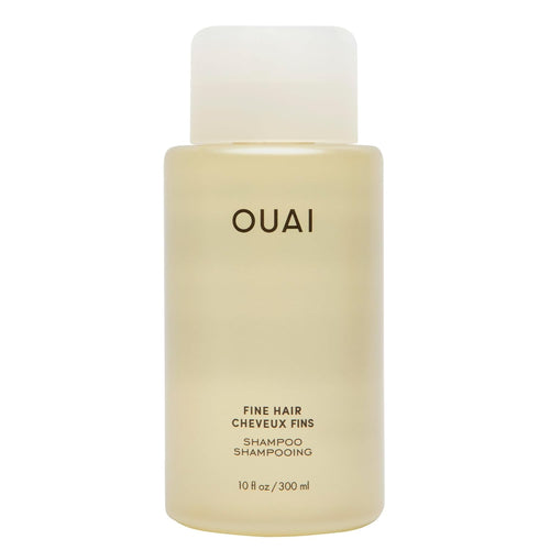 OUAI Fine Hair Shampoo - Volumizing Shampoo for Fine, Flat Strands - Made with Biotin, Keratin & Chia Seed Oil - Strengthens, Nourishes & Thickens - Color-Safe & Sulfate Free Hair Care (10 Fl oz)