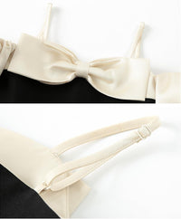 WELAKEN Girls Black Formal Dress – Elegant Midi Dress for Parties or Special Occasions