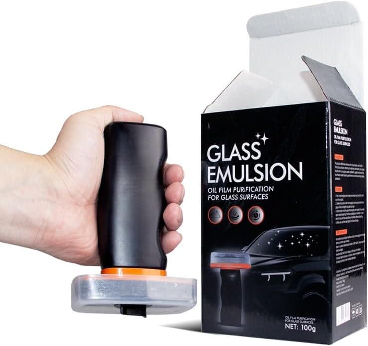 Buy one and get the second one free with 50% off Glass Treatment Oil Film Remover for Car Windshields, Hydrophobic Coating Compound, Automotive Window Cleaner, Multi-Surface Vehicle Glass Protection