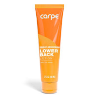 Carpe Lower Back Sweat Absorber & Butt Sweat Prevention Lotion ~NEW~ Keep Your Back, Buttocks, & Waistband Dry with a Sweat Absorbing Formula that Prevents & Controls Moisture for All-Day Freshness