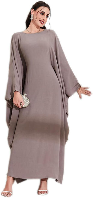 MedeShe Women's Modest Hidden Adjustable Belt Oversized Abaya Muslim Dress Prayer Robes Kaftans