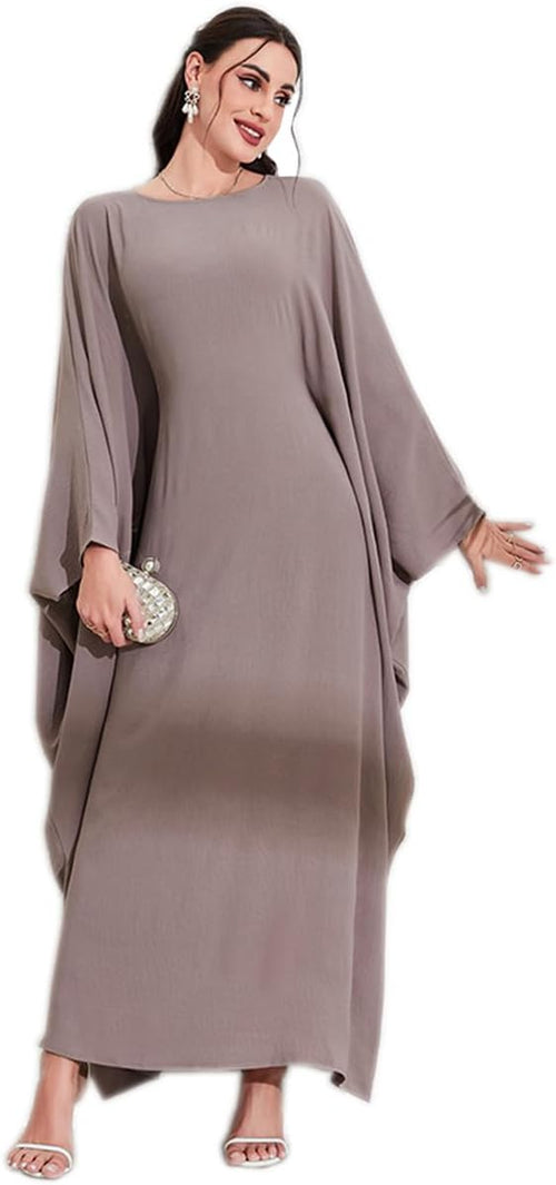MedeShe Women's Modest Hidden Adjustable Belt Oversized Abaya Muslim Dress Prayer Robes Kaftans