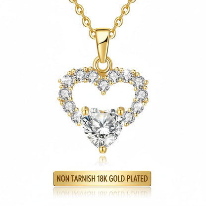 Dainty Gold Necklace for Women, 18K Real Gold Plated Necklace, White Gold Cross Silver Necklace, Cubic Zirconia Necklace, Birthday Gifts for Women Jewelry