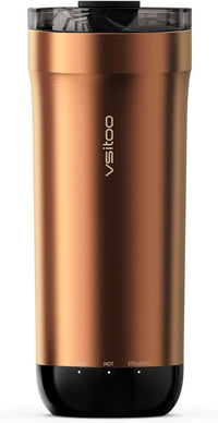 VSITOO S5 heated travel mug,16oz, Auto-Sensing AI Heats Drinks To 120-150°F Hands-Free. Temperature Control for All Cars, Perfect for Home/Office/Travel/Outdoor, Ideal Gift for Coffee Lovers - Red