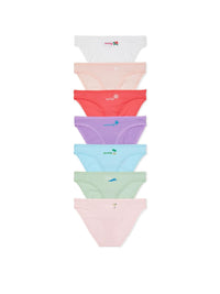 Victoria's Secret Women's Cotton Bikini Underwear, Moderate Coverage Panties for Women, Multi Pack (XS-XXL)