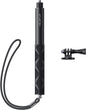 ATUMTEK 45" Invisible Selfie Stick, 1/4" Extended Monopod Pole, Solid and Compact Design for Insta360, for GoPro, DJI, Action Camera (Buckle Mount for GoPro and Wrist Strap Included)