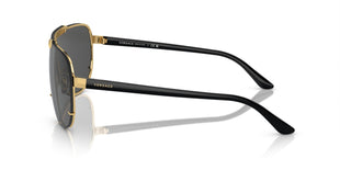 Versace Man Sunglasses Gold Frame, Dark Grey Lenses, 0MM