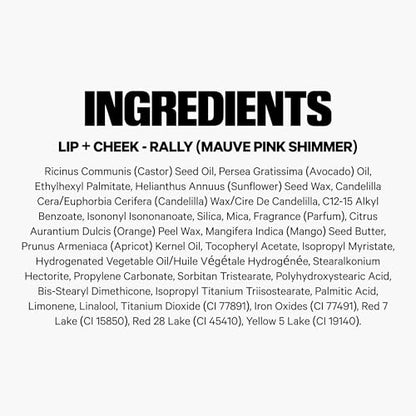 Milk Makeup Lip + Cheek Stick – Multi-Use Cream Blush + Lip Color with Mango Butter, Avocado Oil + Apricot Oil – Hydrating, Buildable, Long-Lasting, Vegan Formula – Werk, 0.21 oz