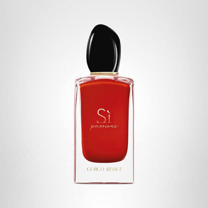 Armani Beauty - Sì Passione - Eau de Parfum - Vanilla Perfume for Women - Floral Citrus Fragrance - Blackcurrant Nectar, Damascena Rose, Black Tea Notes