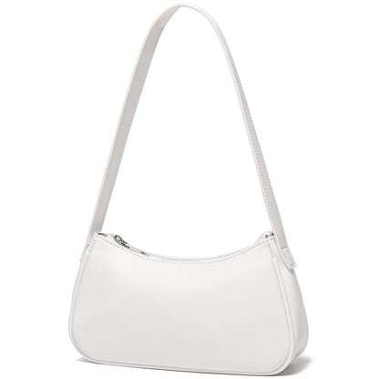 Small Shoulder Bag for Women Cute Mini Purse Trendy Vegan Leather Y2k Crescent Handbag