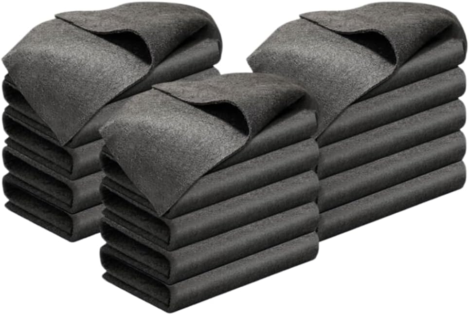 Thickened Magic Cleaning Cloth, 2025 New Magic Cleaning Cloths for Glass, Reusable Microfiber Cleaning Cloth Lint Free Streak Free Rags for Windows Mirrors Cars Kitchen Home Use (10, 11.8 × 11.8 in)