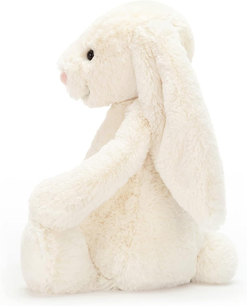 Jellycat Bashful Cream Bunny Stuffed Animal, Large 14 inches - Rabbit and Bunny Plush Toy - Classic Children's Gift