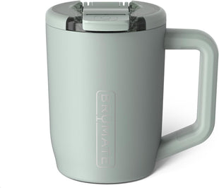 BrüMate Müv - 15oz 100% Leak Proof Insulated Coffee Mug with Handle & Lid - Stainless Steel Coffee Travel Mug - Double Walled Coffee Cup (Sage)