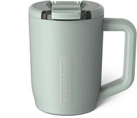 BrüMate Müv - 15oz 100% Leak Proof Insulated Coffee Mug with Handle & Lid - Stainless Steel Coffee Travel Mug - Double Walled Coffee Cup (Sage)