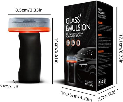 Buy one and get the second one free with 50% off Glass Treatment Oil Film Remover for Car Windshields, Hydrophobic Coating Compound, Automotive Window Cleaner, Multi-Surface Vehicle Glass Protection