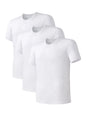 DAVID ARCHY Men's Undershirt Bamboo Rayon Moisture-Wicking Crewneck T-Shirts Stretch Tees for Men, 3 or 5 Pack