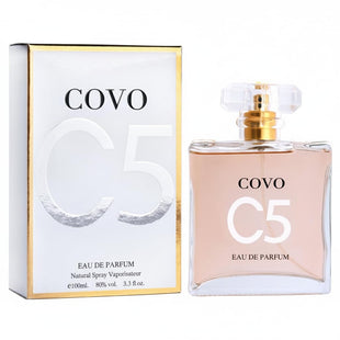 URBAN COLLECTION Covo C5 for Women Eau De Parfum 3.4 fl oz- Pure Femininity in a Bottle - Delicate Floral Scents of Jasmine and May Rose - Cruelty-Free Perfume Precious Gift for Women