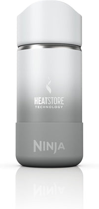 Ninja, Travel Mug, Sip Perfect 16oz, Brings Hot Drinks to Sippable Temperature in Minutes, Stainless Steel, Leak Proof, Dishwasher Safe, Metal, Insulated Tumbler, Ocean Blue, DW1603OB