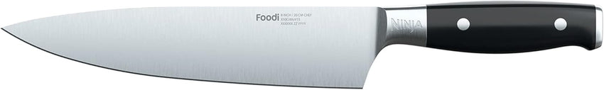 Ninja K32004 Foodi NeverDull System 4-Piece Steak Knife Set, Premium, German Stainless Steel, Black