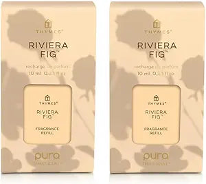 Thymes Pura Refills – 2 Pack of Oil Diffuser Scents – Long-Lasting Pura Diffuser Refills – Premium Home Fragrance – Notes of Pressed Apple, Clove & Cardamom (Simmered Cider, Pack of 2)
