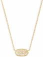 Kendra Scott Elisa Pendant Necklace for Women, Fashion Jewelry, 14k Gold-Plated