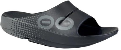 OOFOS OOahh Recovery Slide Sandals For Men & Women (Matte Black, US Footwear Size System, Adult, Women, Numeric, Medium, 11)OOFOS OOahh Recovery Slide Sandals For Men & Women (Matte Black, US Footwear S…