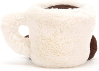 Jellycat Amuseables Espresso Cup Coffee Stuffed Toy, 4 inches - Drink Plush - Fun Gift Idea