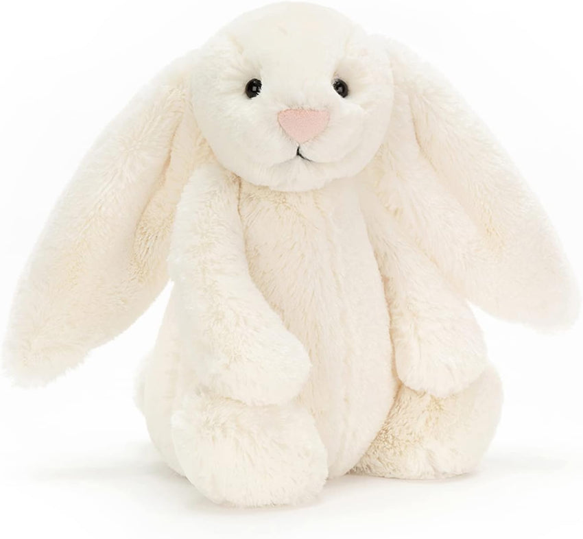 Jellycat Bashful Cream Bunny Stuffed Animal, Large 14 inches - Rabbit and Bunny Plush Toy - Classic Children's Gift