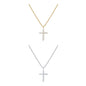 PAVOI 14K Gold Plated Cubic Zirconia Cross Necklace for Women | Cross Faith Pendant Necklaces