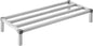 VEVOR Aluminum Dunnage Rack, 48” x 20” Commercial Food Floor Rack, 12” Off the Floor, 1000 lbs Capacity All-Welded Aluminum Storage Rack, for Storage in Restaurants, Kitchens, Garages and Vehicles