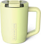 BrüMate Müv - 15oz 100% Leak Proof Insulated Coffee Mug with Handle & Lid - Stainless Steel Coffee Travel Mug - Double Walled Coffee Cup (Sage)