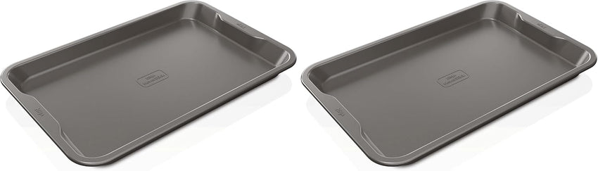 Ninja B30017 Foodi NeverStick Premium 11 inch x 17 inch Baking Sheet, Nonstick, Oven Safe up to 500⁰F, Dishwasher Safe, Grey